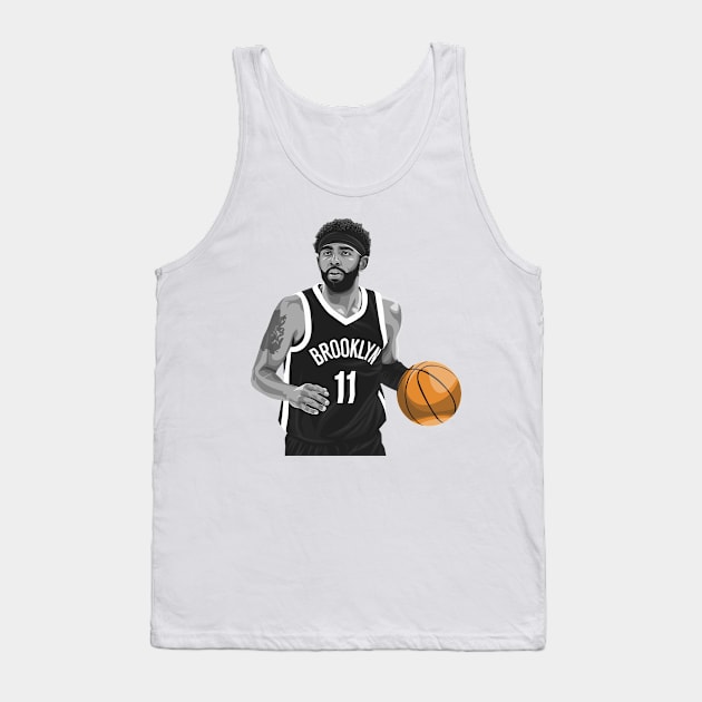 Kyrie Irving Brooklyn Nets Tank Top by knnthmrctn